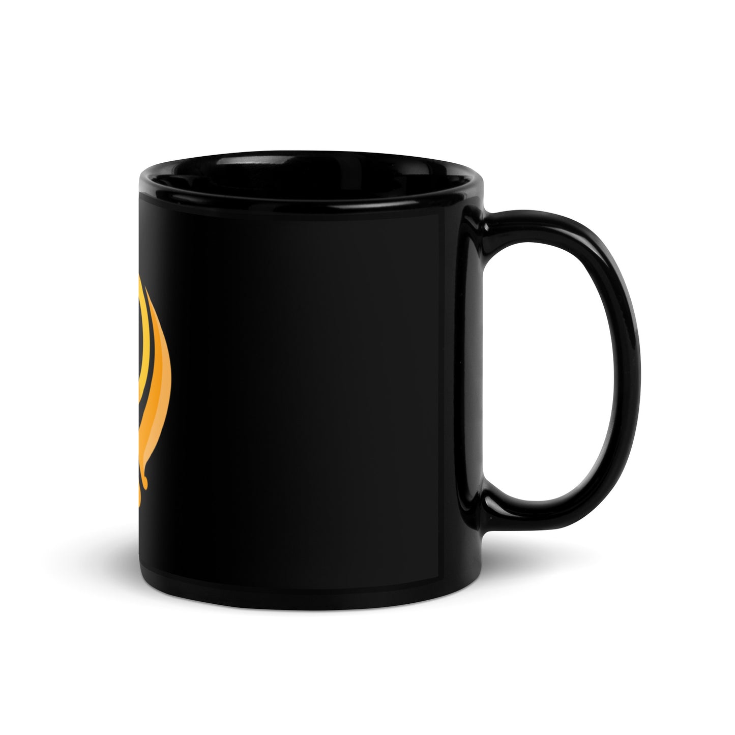 Khanda (Black Glossy Mug)