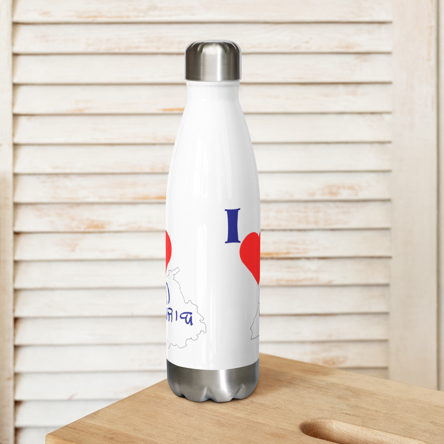 I lv Punjab(Stainless steel water bottle)