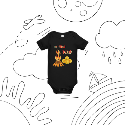 First Lohri(Baby short sleeve one piece)