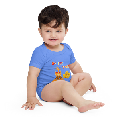 First Lohri(Baby short sleeve one piece)